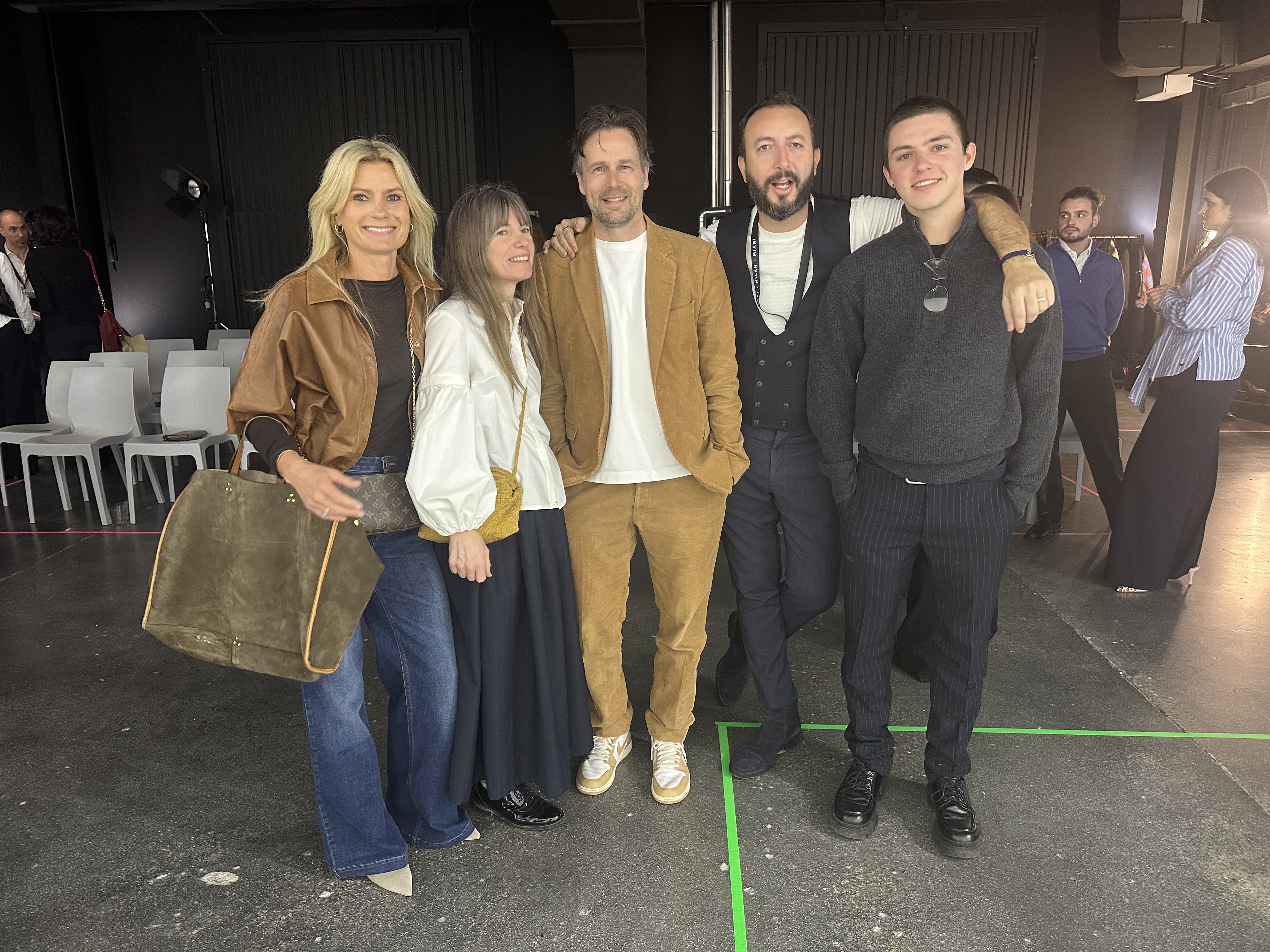 FashionLab team backstage